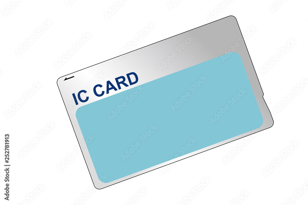 交通系電子マネー Icカードのイラスト アイコン ベクターデータ Stock Vector Adobe Stock