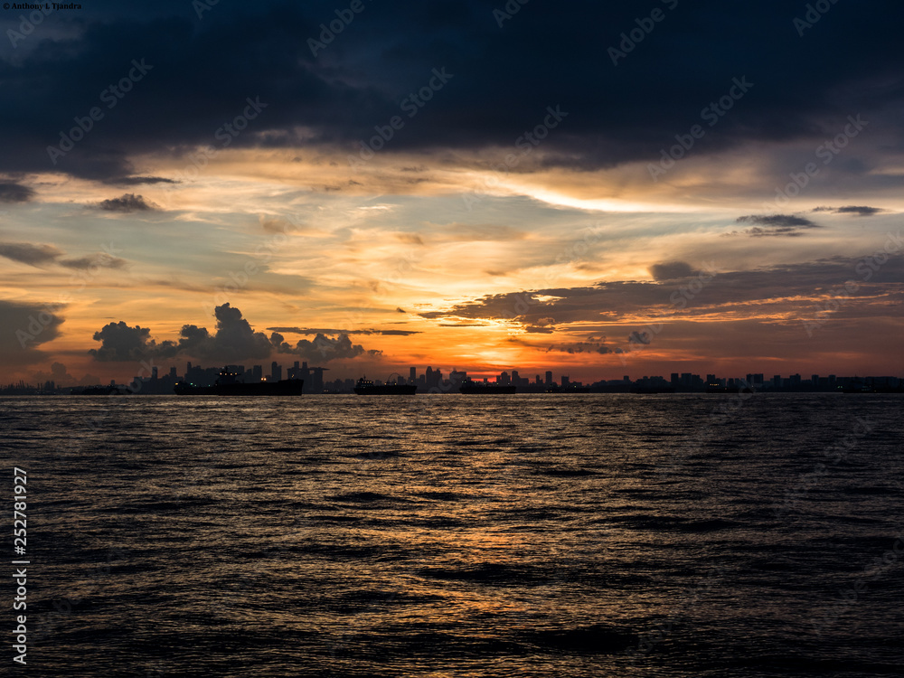 Sunset from the Sea Sunset from the Sea