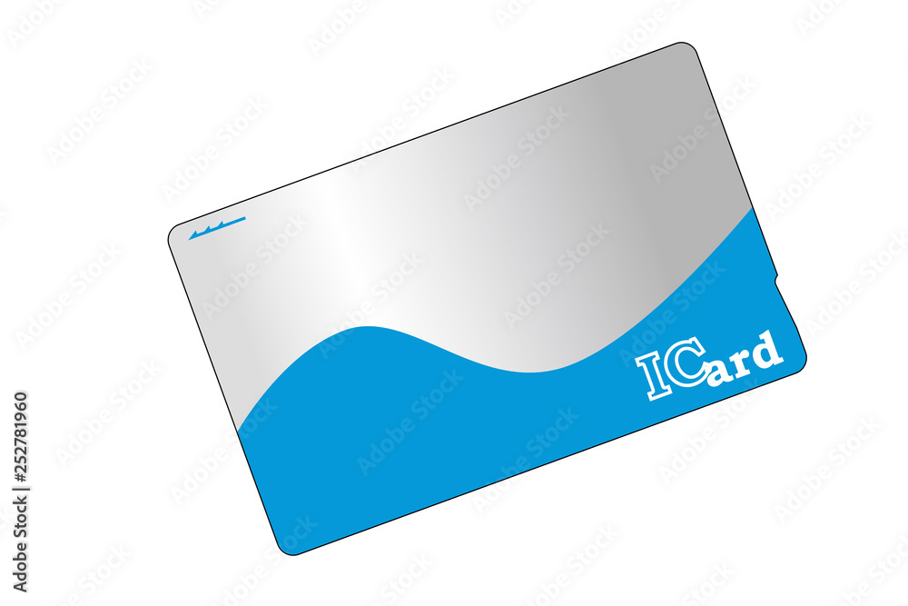 交通系電子マネー Icカードのイラスト アイコン ベクターデータ Stock Vector Adobe Stock