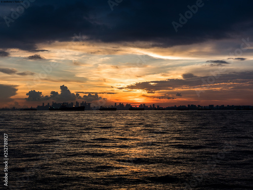 Sunset from the Sea