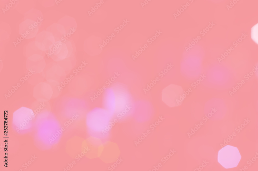 pink bokeh blurred abstract light wallpaper background.
