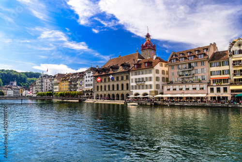 Center of Lucerne, Luzern, Switzerland