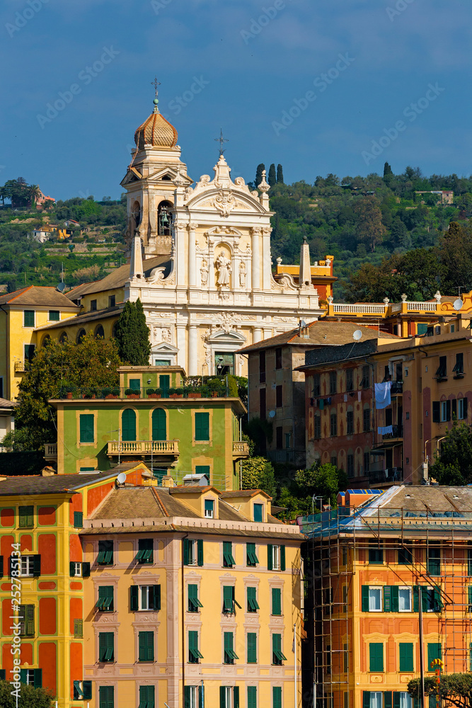 View of city of Santa Margherita Ligure