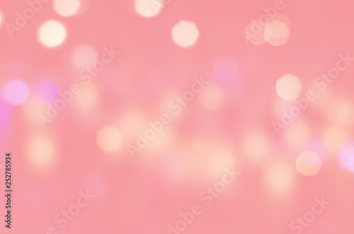 pink bokeh blurred abstract light wallpaper background.