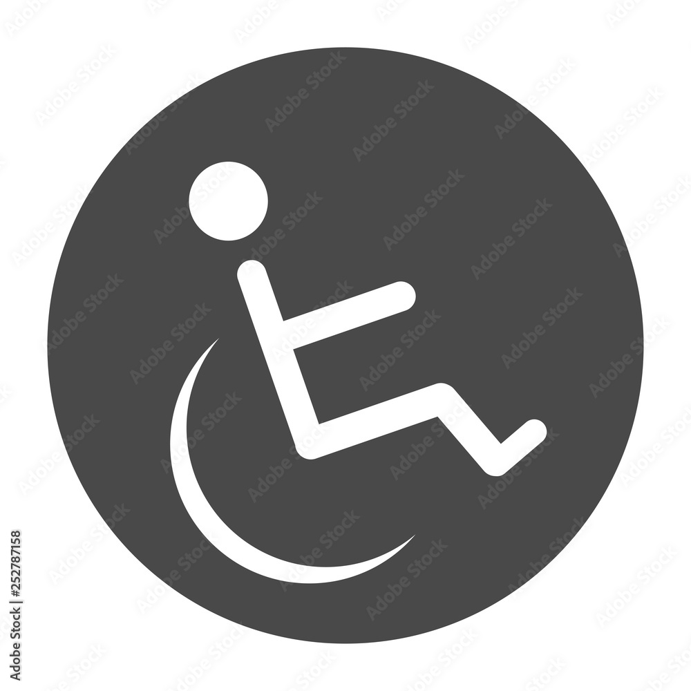 disability human chair symol disability human chair symol