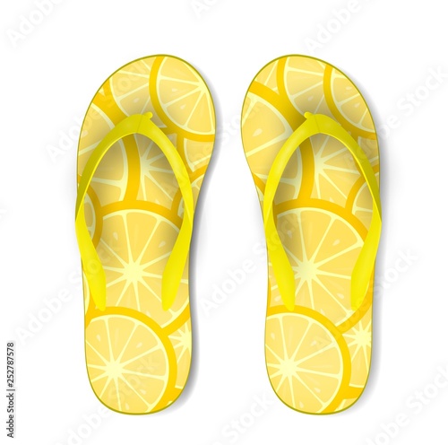 flip flops design illustration