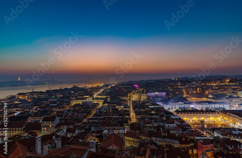 Lisbon Panorama by Blue Hour © 4th Life Photography