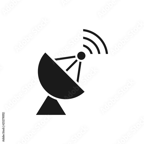 Satellite icon design template vector isolated