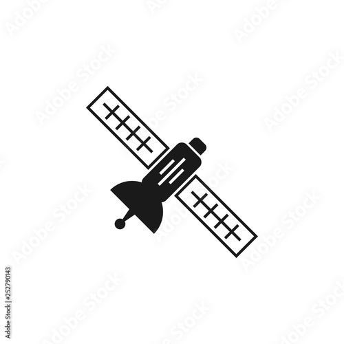 Satellite icon design template vector isolated