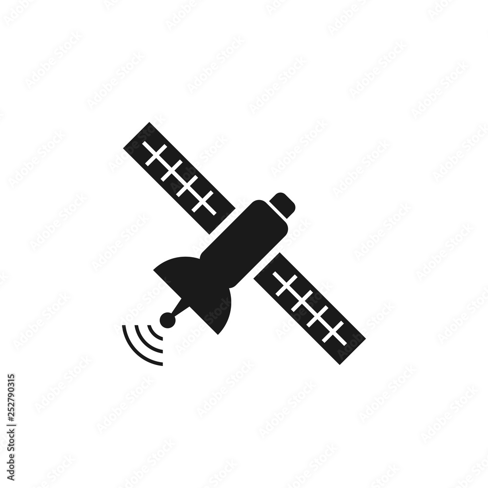 Satellite icon design template vector isolated Satellite icon design template vector isolated