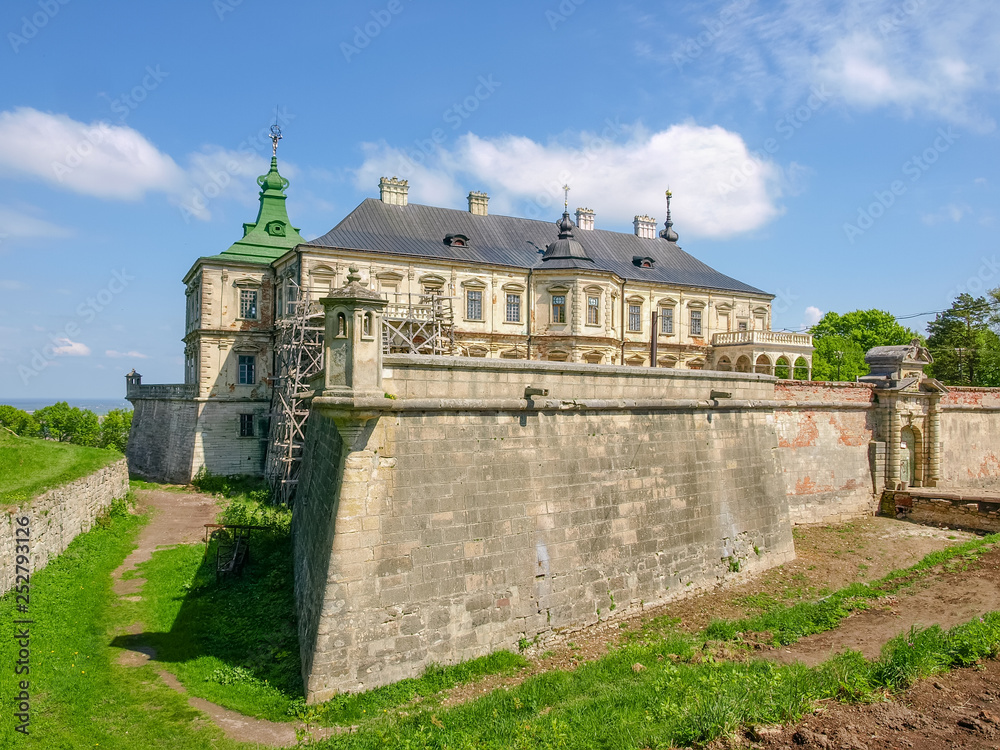 South part of the Pidhirtsi castle of 17th century, Ukraine