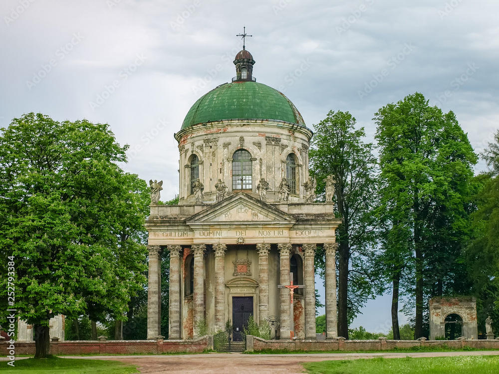 Roman Catholic church of St. Joseph 18th century. Pidhirtsi, Ukraine