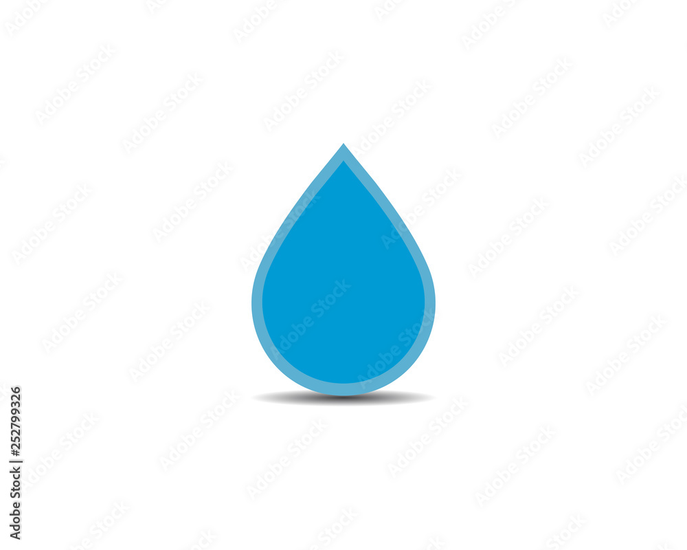 Set of abstract water drops symbols, logo template Set of abstract water drops symbols, logo template