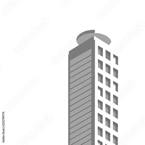 isometric buildings Skyscraper, cityscape, cityscene. construction vector illustration
