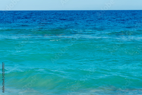 The sea and the waves. beautiful waves in the sea. Small waves on the sea