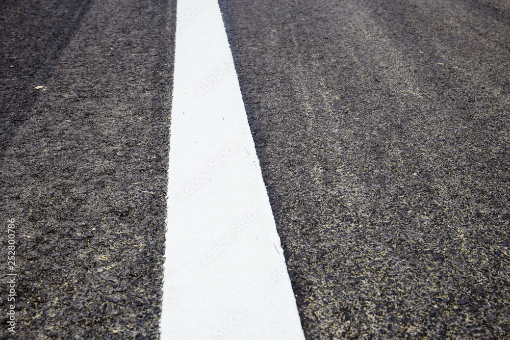 Fototapeta premium Traffic line of road.