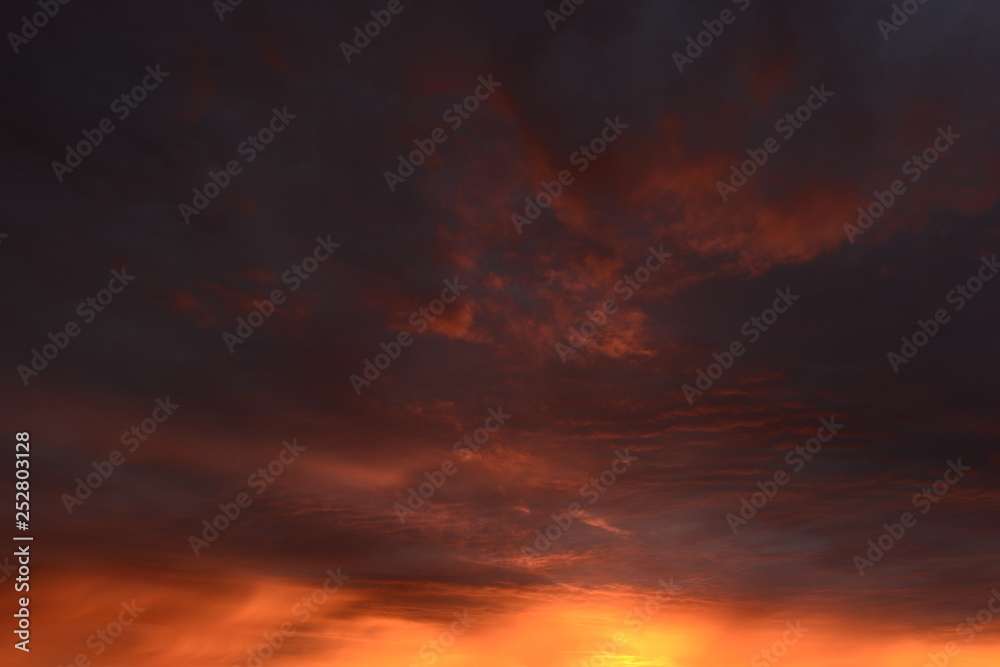 only sky bright colorful abstract background natural surrealism of atmospheric nature at sunset