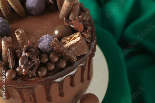Decadent chocolate drip cak...