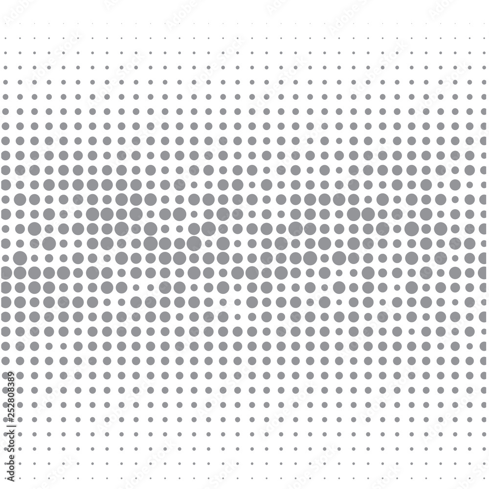 Ggrey dots on white background Ggrey dots on white background