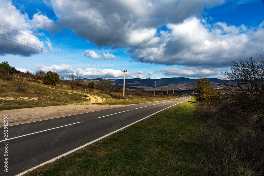 road to the mountains