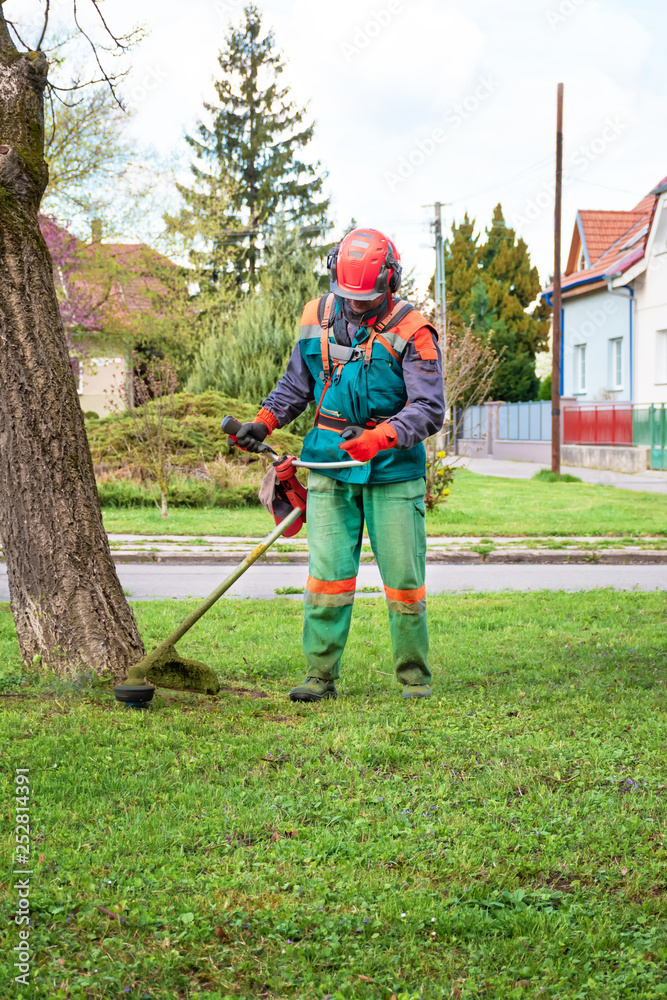 Grass cutter online man