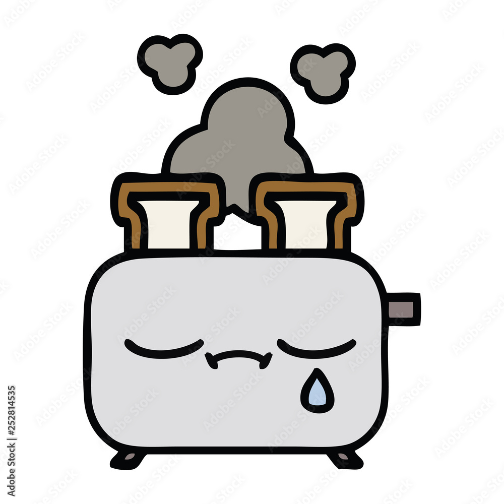 cute cartoon of a toaster cute cartoon of a toaster