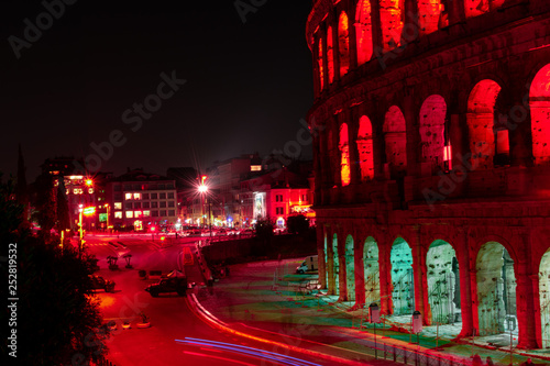 Photography Rome/Italy 21 february 2019 : Colosseo the greatest architecture building of rom