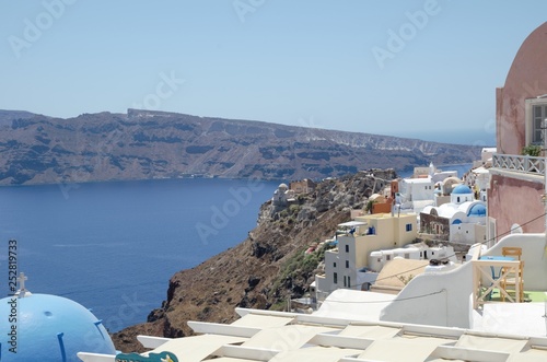 Fototapeta Naklejka Na Ścianę i Meble -  Sea view from Oia – Greek island Santorini 