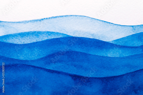 Blue watercolor background