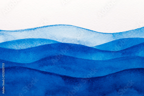 Blue watercolor background