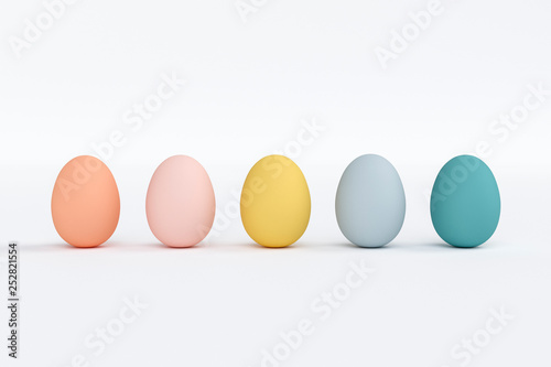 Ostereier bunt bemalt