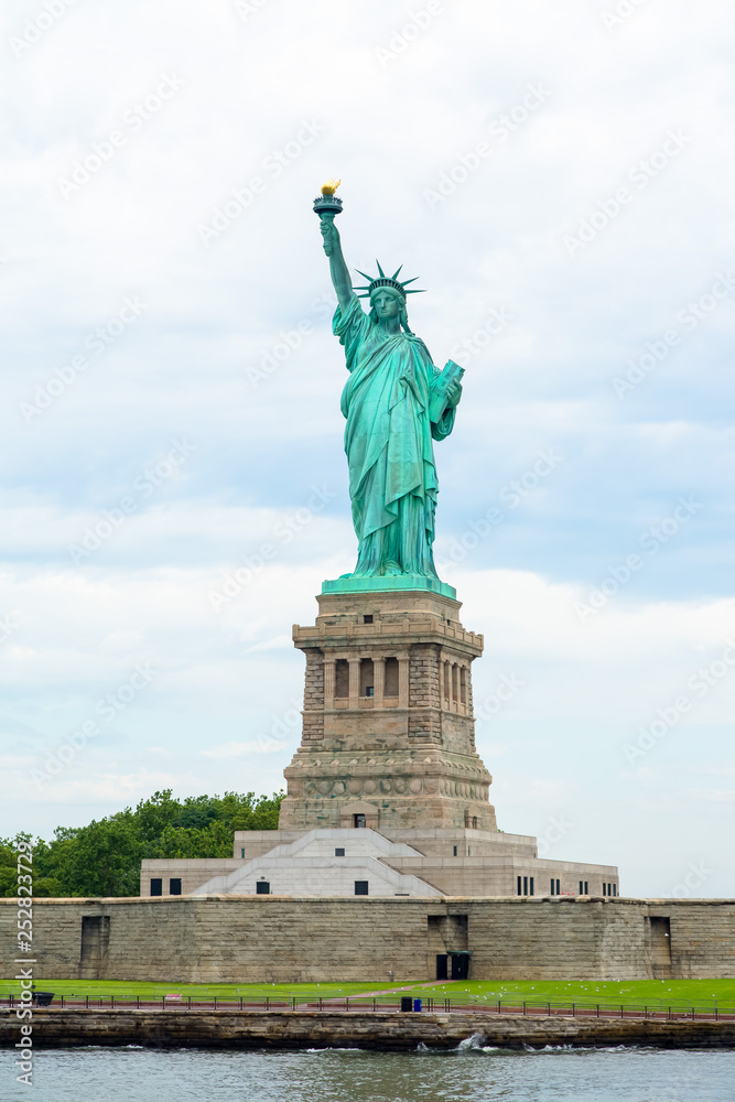 Fototapeta premium The Statue of Liberty on Liberty Island in New York