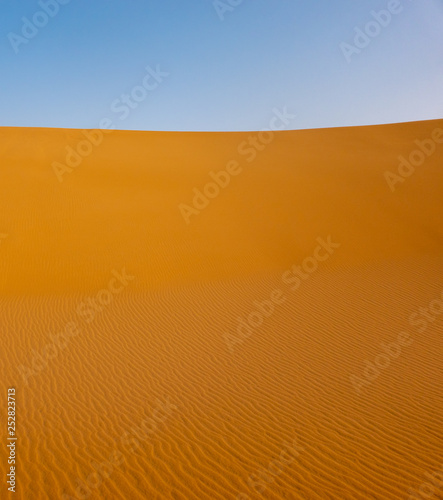 Abstract image of the surface of a dune in the Sahara in Sudan