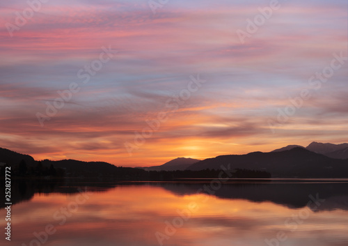 Sunrise in P  rtschach   a celestial Jellyfish