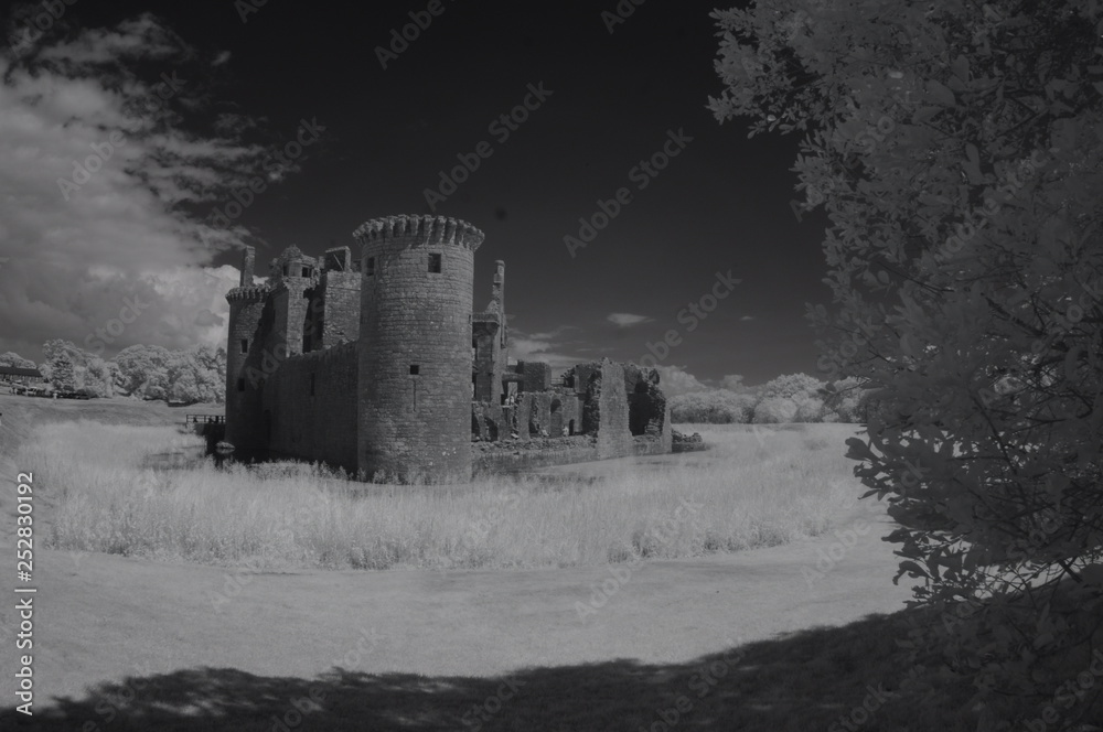 Castle in infra red