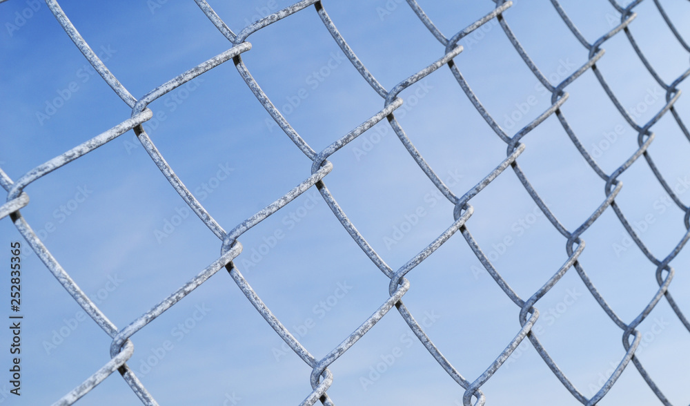 Fototapeta premium フェンス 空 素材