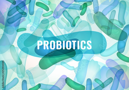 Probiotics and prebiotics image photo