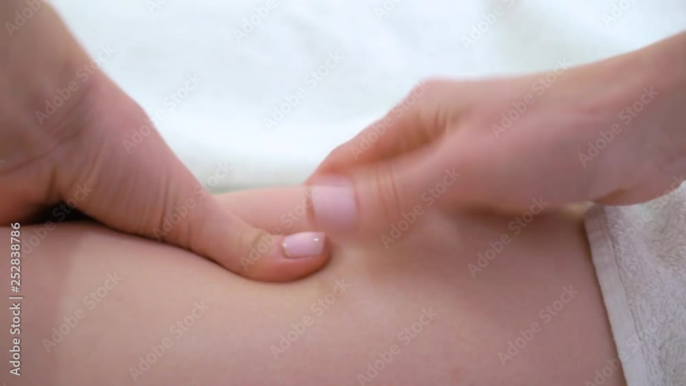 pov view of masseur doing anti cellulite massage on woman thighs pov view of masseur doing anti cellulite massage on woman thighs