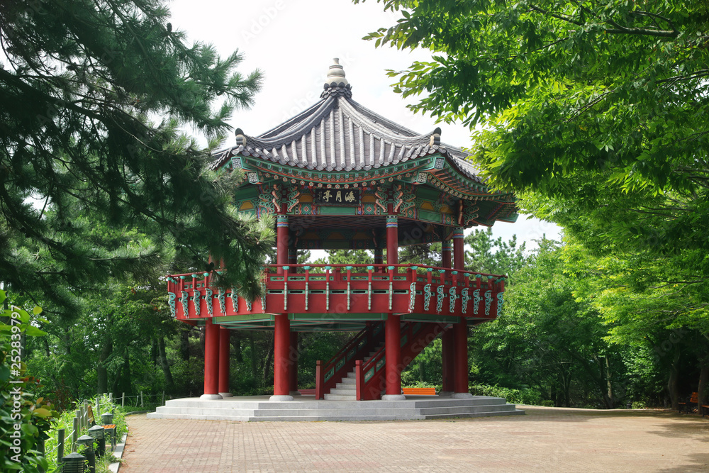 Octagonal Pavilion in Busan, Korea. The name is 