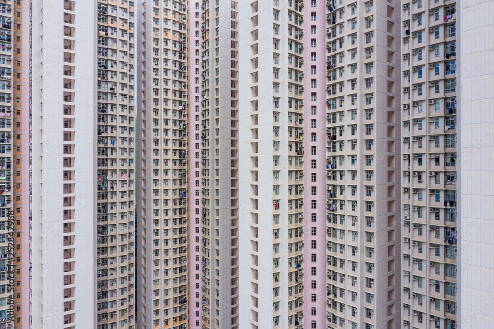 Residential building facade Residential building facade