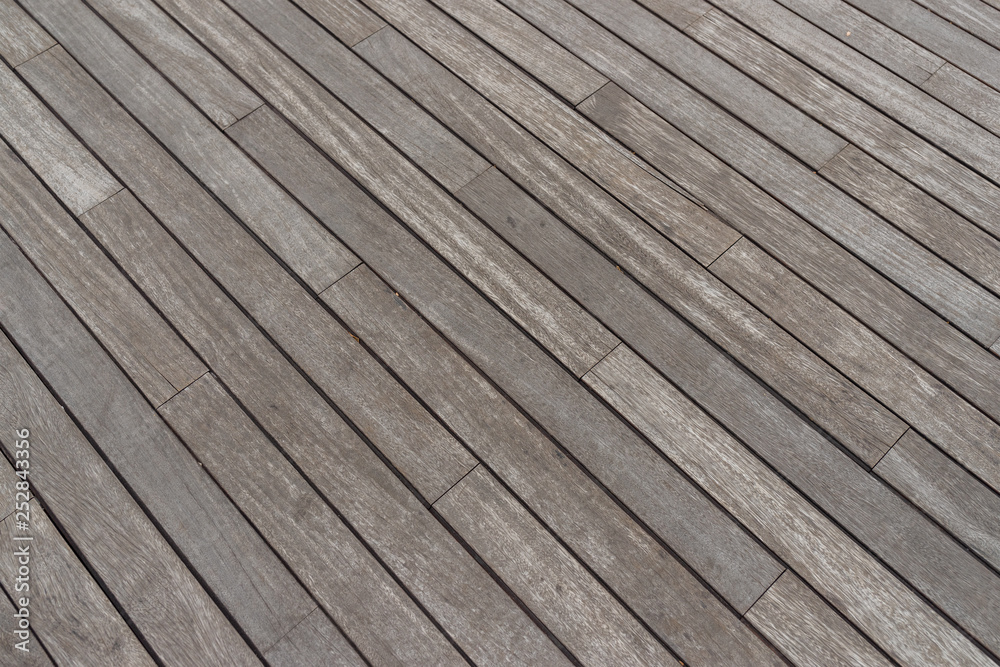 Fototapeta premium Wooden platform floor background texture