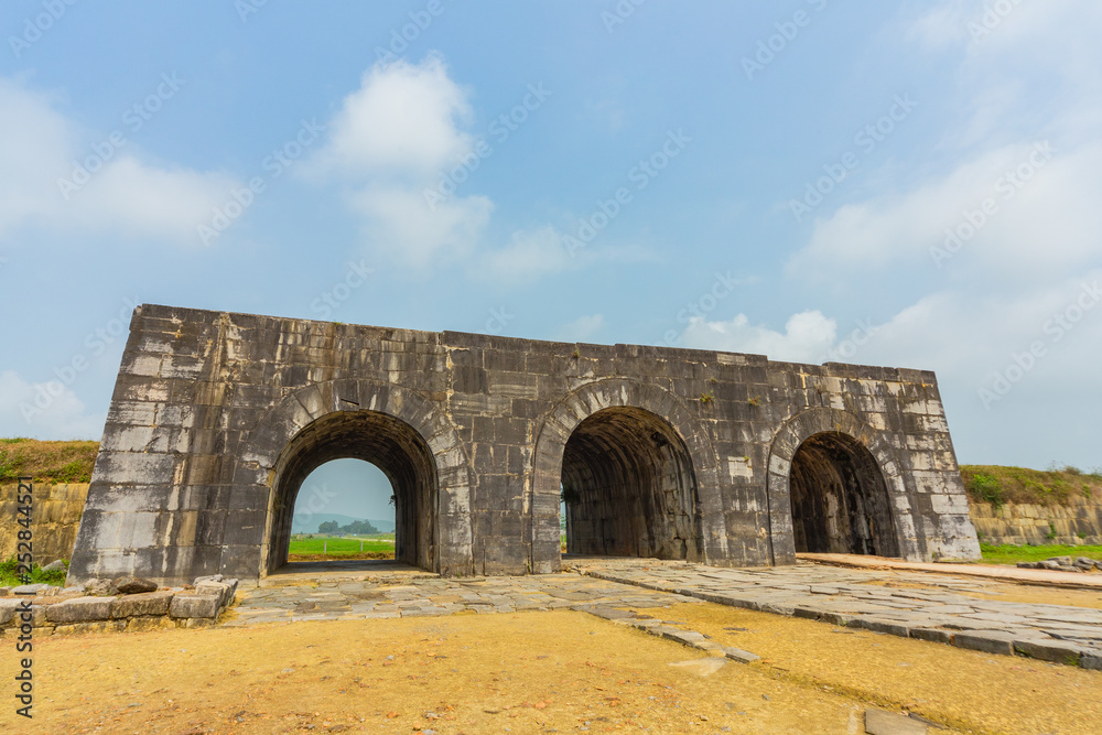 Ho citadel in Thanh Hoa,Vietnam. world heritage site
