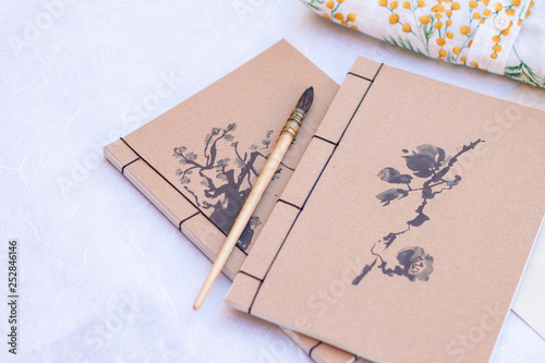 Cuaderno artesanal con cosido japones