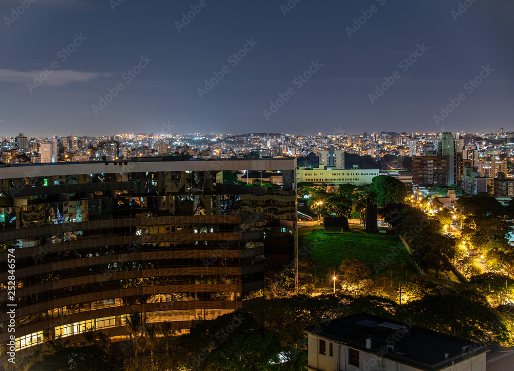 City of Belo Horizonte at night