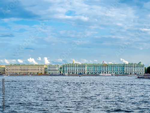 Hermitage museum and Neva river in Russia © jeafish