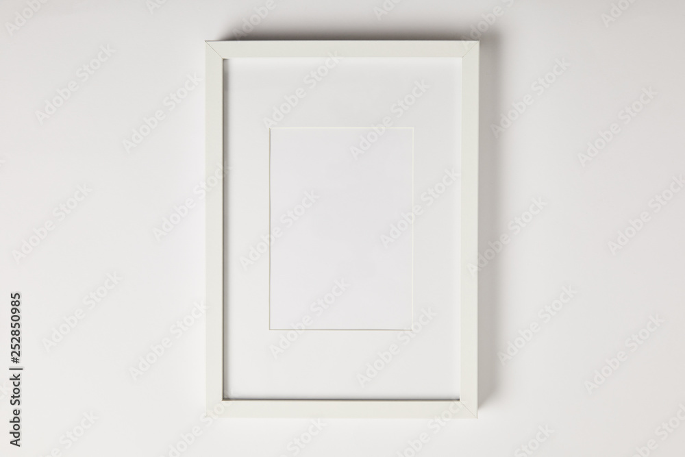 white decorative frame on white background white decorative frame on white background