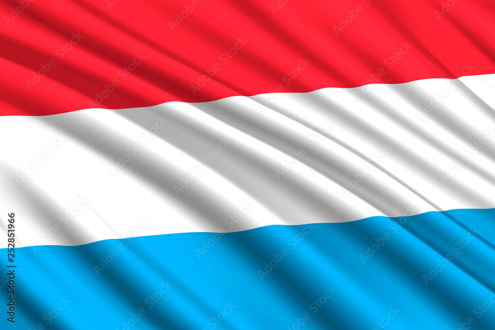 Naklejka premium waving flag background