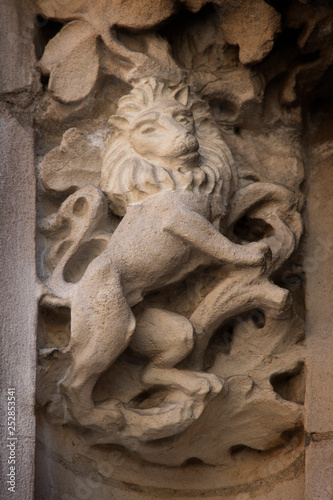 Architectural detail or lion
