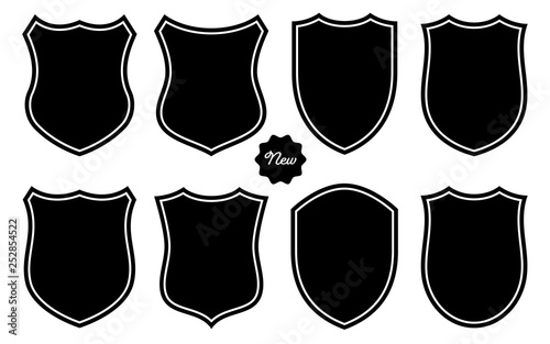 Badge Shape Vector Template Set