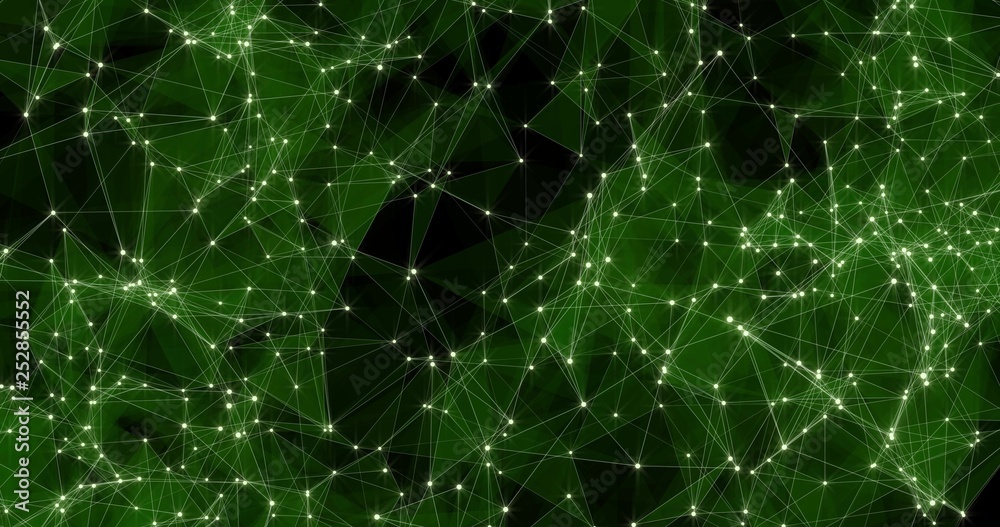 Obraz premium Background Abstract Dynamic Plexus Futuristic Technology. 3d render
